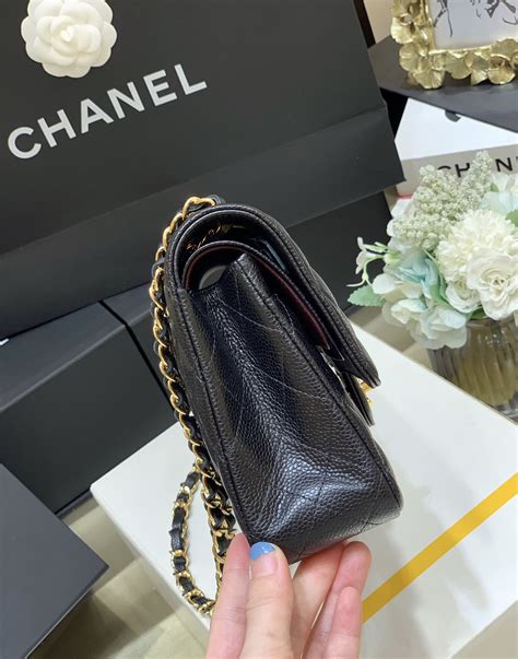 chanel flap bag grained calfskin & gold-tone metal black|chanel grained calfskin drawstring bag.